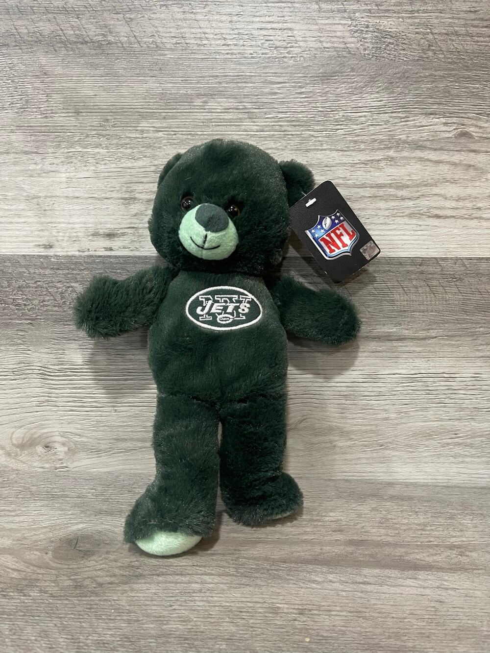 2013 New York Jets Teddy Bear Plush 10” Good Stuff NFL Green w/ Hang Tag